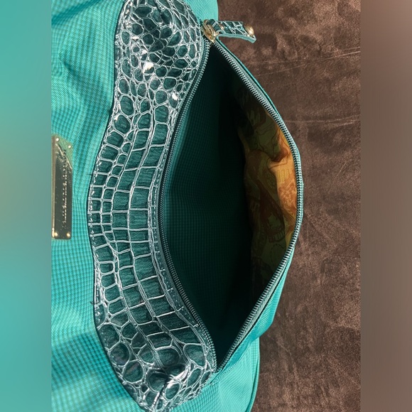 Green Women’s Samantha Brown Large Croc Embossed Tote Bag - Picture 5 of 9